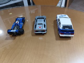 Lote 3 coches Scalextric Tyco y Altaya
