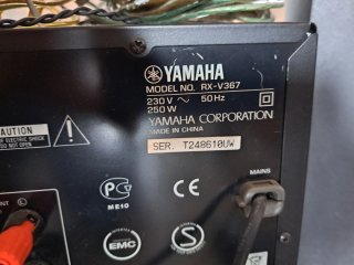 Home Cinema Yamaha RX-V367 Negro 50 Hz