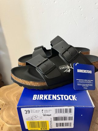 Sandalias Birkenstock Negro nuevas 39