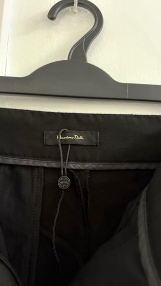 Pantalón Massimo Dutti Negro