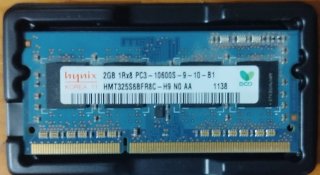 Memoria RAM Hynix 2GB DDR3 Portátil