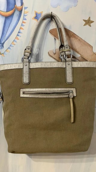 Borsa Guess vintage verde oliva