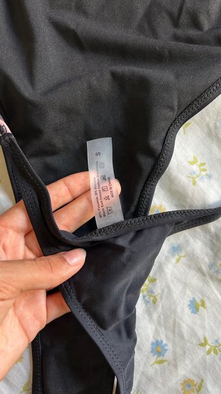 Traje de baño mujer negro talla S