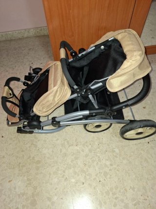 Carrito gemelar muñecas MIYO