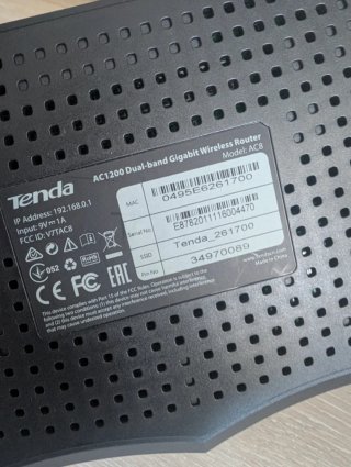 Router Tenda AC8 Dual Band 4 Antenas Wifi