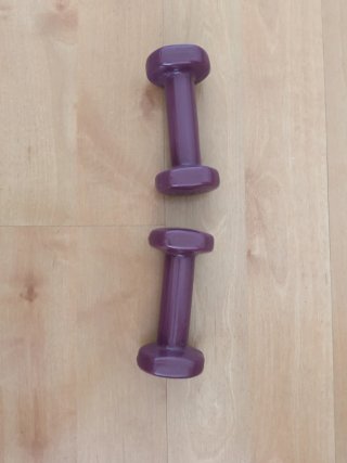 Set de pesas moradas 1.5 kg