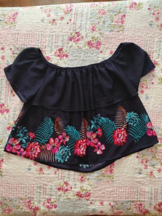 Blusa Stradivarius floral