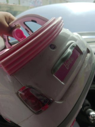 Cochecito de Muñecas Barbie Rosa