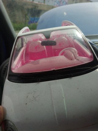 Cochecito de Muñecas Barbie Rosa