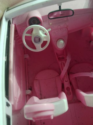 Cochecito de Muñecas Barbie Rosa