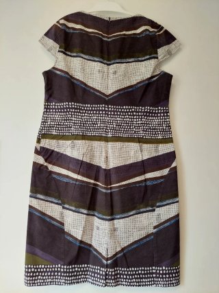 Vestido Elena Miro Geométrico Multicolor