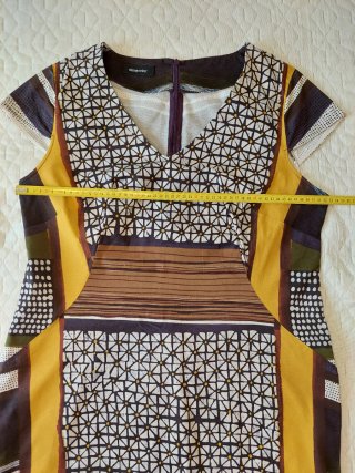 Vestido Elena Miro Geométrico Multicolor