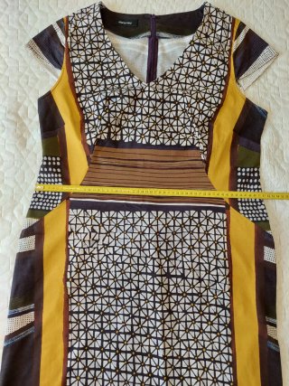 Vestido Elena Miro Geométrico Multicolor
