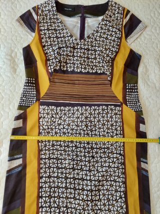 Vestido Elena Miro Geométrico Multicolor