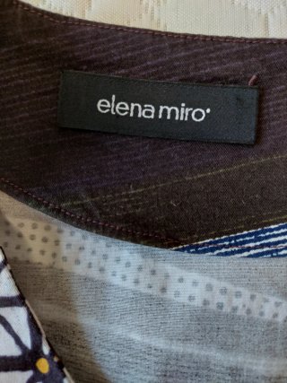 Vestido Elena Miro Geométrico Multicolor