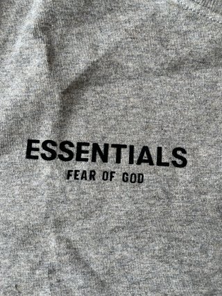 Camiseta Essentials Gris de niño