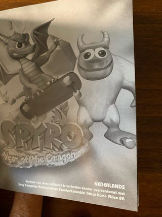 Spyro Year of the Dragon PS1 Platinum