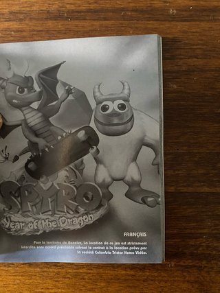 Spyro Year of the Dragon PS1 Platinum