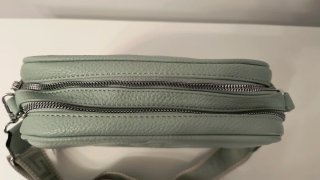 Bolso bandolera mujer verde claro