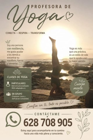 Profesora de yoga