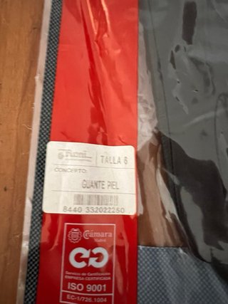 Guantes Piel Roal Armada Española Talla 8