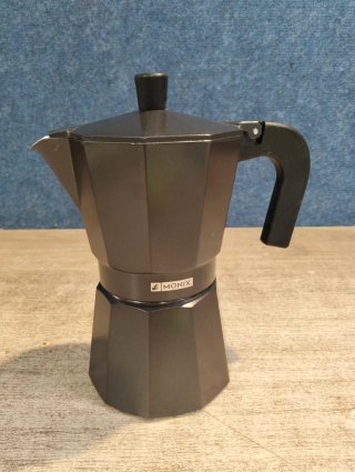 Monix Vitro Noir Cafetera Italiana Apta para Vitro