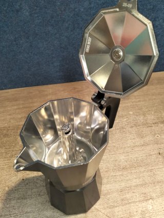 Monix Vitro Noir Cafetera Italiana Apta para Vitro