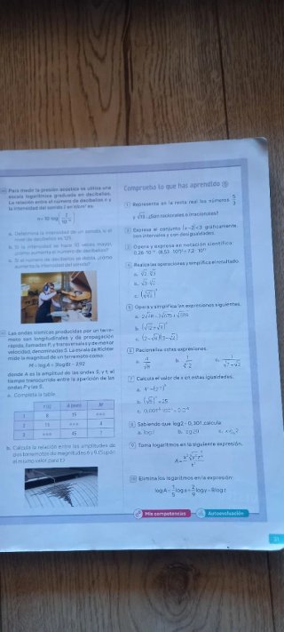 Matemáticas B, 4 secundaria, Revuela
