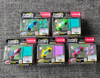 10 coches Turbo Champs LaLiga Soccer (PRECINTADO)