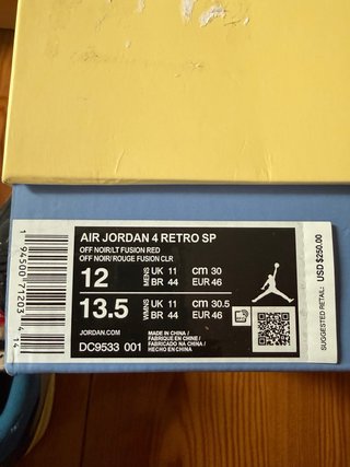 Air Jordan 4 Union Negra y Azul