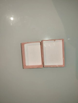 Mini caja regalo rosa con lazo