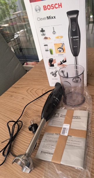 Batidora Mano Bosch CleverMixx 600W Negra