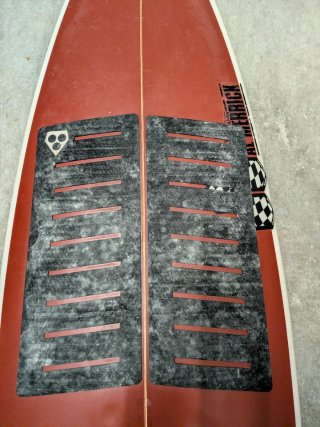 Tabla de surf roja