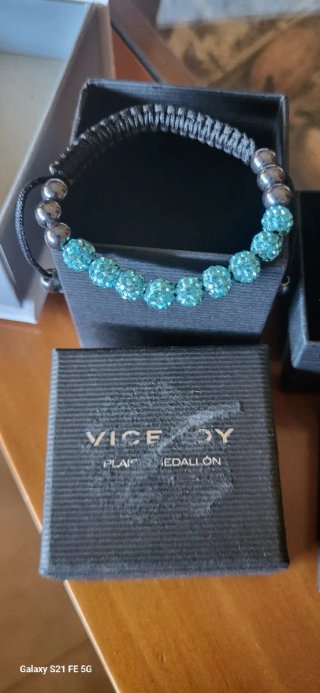 Pulsera Viceroy y Pendientes Estrellas Plata