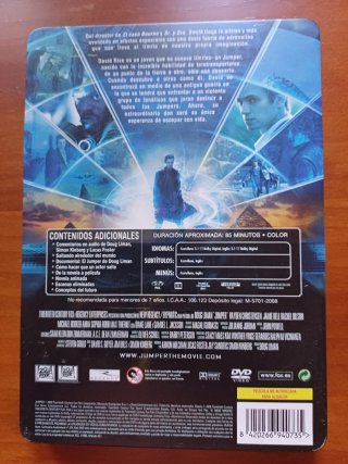 STEELBOOK JUMPER. DVD.