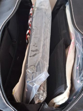 Bolso Mary Kay Negro Acolchado.