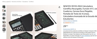 Calculadora Científica NEWYES 991ES MAX Recargable
