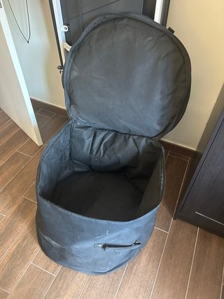 Bombo de batería + funda + soporte tom