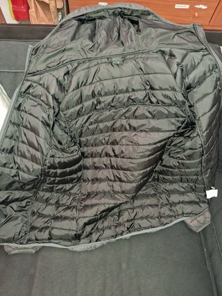 Cazadora acolchada gris oscuro Talla S
