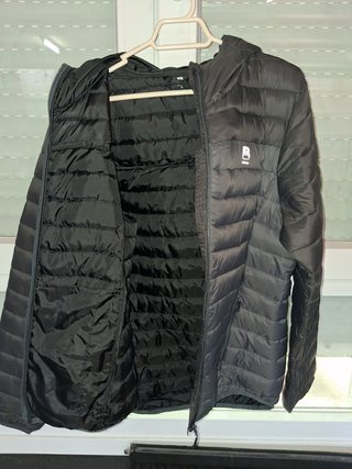 Cazadora acolchada gris oscuro Talla S