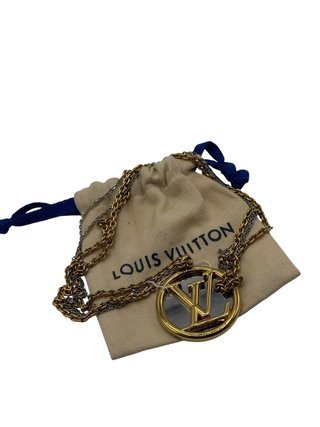 Collar Louis Vuitton Louise Oro y Plata