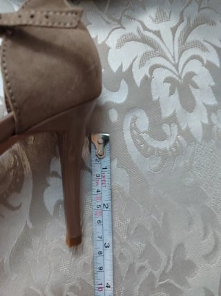 Zapatos de fiesta beige talla 37