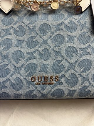 Bolso Guess Azul y Blanco