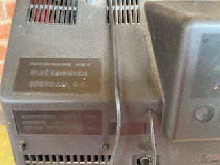 Televisor Vintage ELBE Rojo