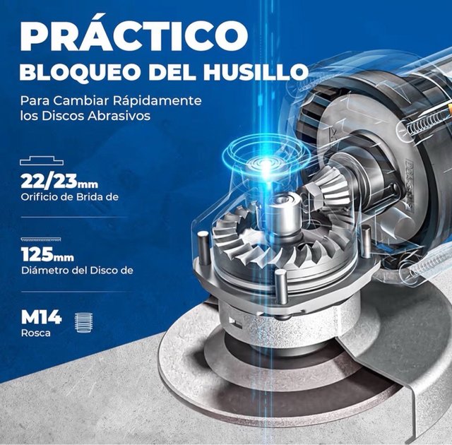 Amoladora Angular Dong Cheng 800W 125mm
