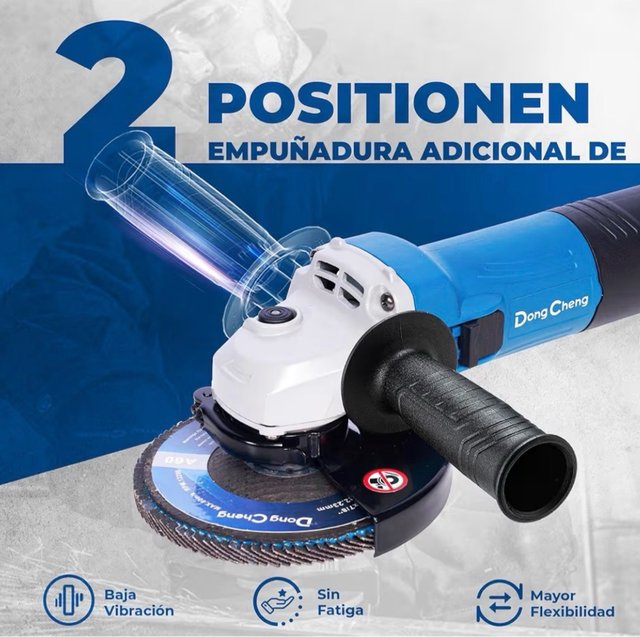 Amoladora Angular Dong Cheng 800W 125mm