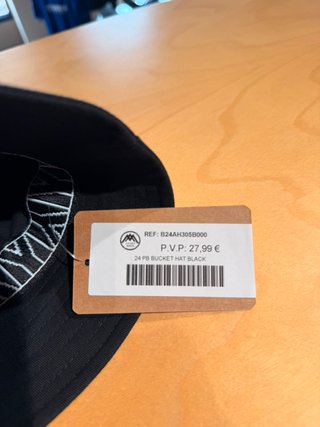 Sombrero pescador Yamaha Negro adulto