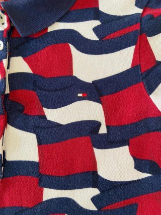 Tommy Hilfiger Polo Mujer Slim Fit Banderas Náutic