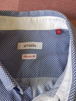 Camisa ETIEM M/L Hombre Talla 3XL