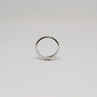 Sortija Oro Blanco 18k Linea Circonitas Solitario